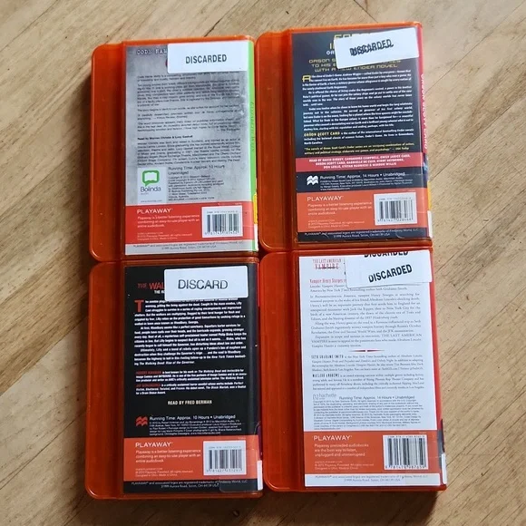 Lot of 4 Playaway Audio Books - Picture 2 of 3